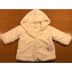 Starting Out Baby Girls 3-24 Months Faux-Fur Hooded Bear Coat